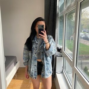 oversized jean jacket